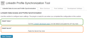 screenshot oauth settings